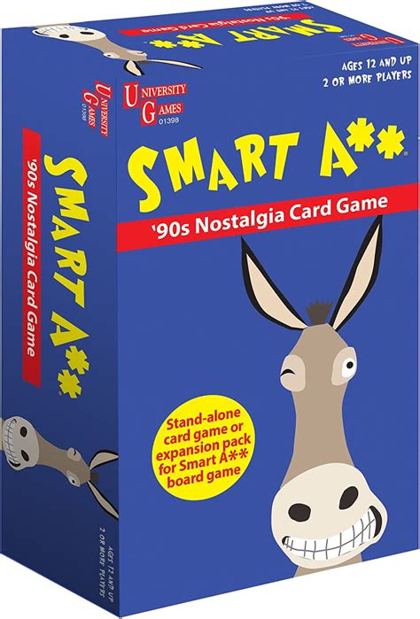 90s smart card|University Games Smart A** 90's Nostalgia Card Game.